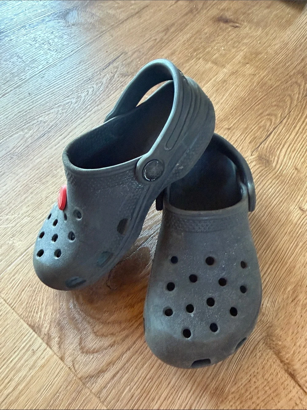 Crocs C10 Kids Black Slip-On Clog